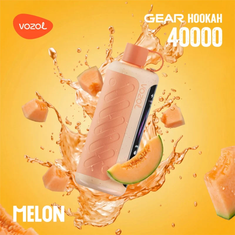 Vozol Gear Hookah 40000 40k Züge Melone Einweg Vape Gerät