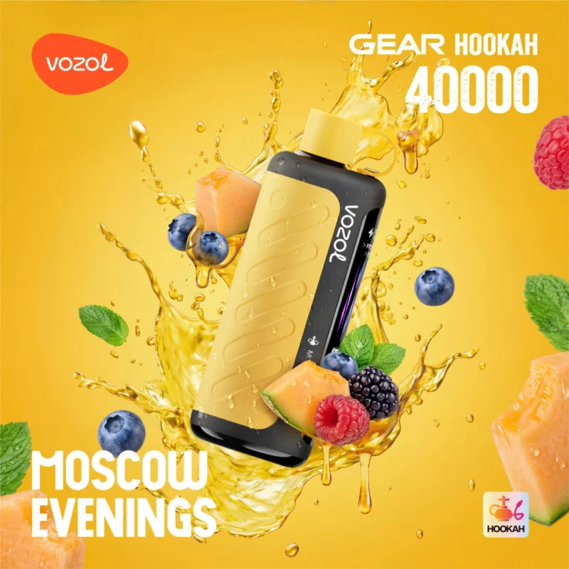 Vozol Gear Hookah 40000 40k Puffs Moskau Abende Einweg Vape Gerät