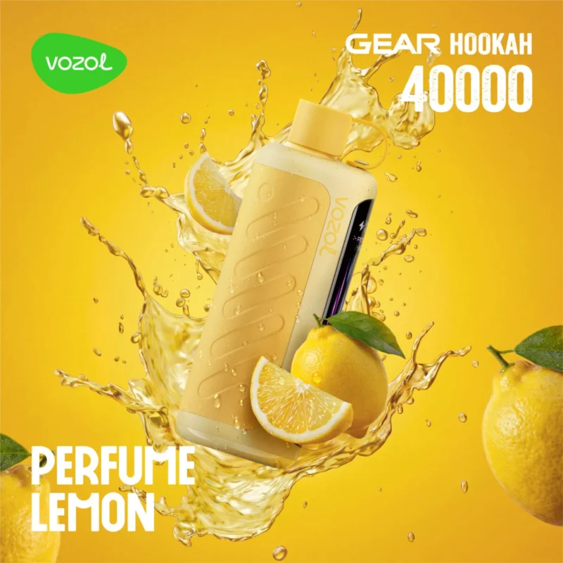 Vozol Gear Hookah 40000 40k Puffs Parfüm Zitrone Einweg Vape Gerät