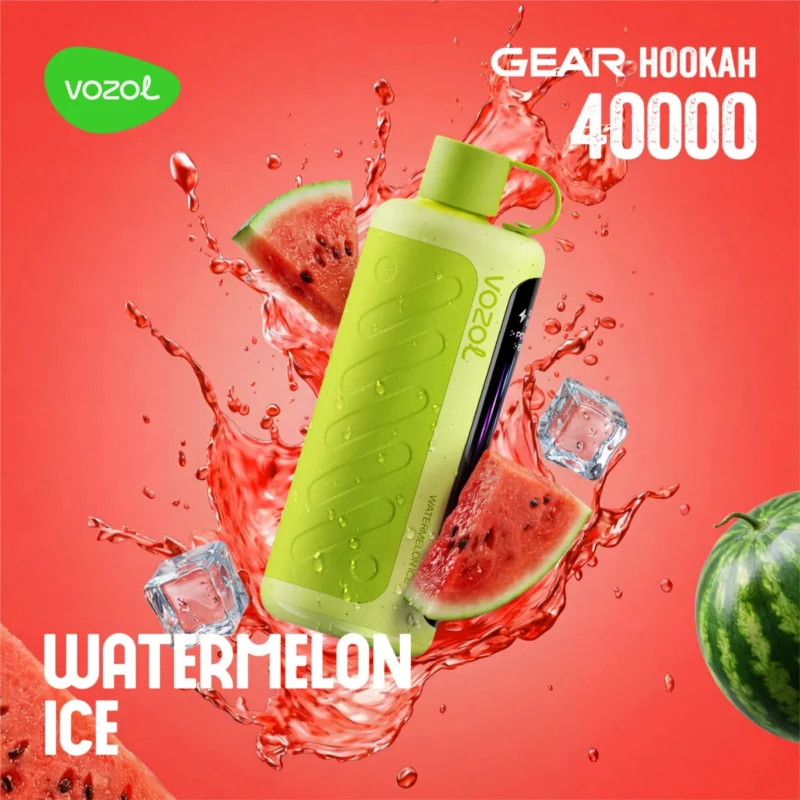 Vozol Gear Hookah 40000 40k Puffs Wassermelone Eis Einweg Vape Gerät