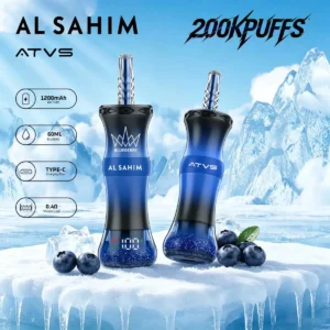 Atvs Al Sahim 200000 Disposable Vape Blueberry.jpg Device