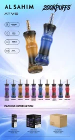 Atvs Al Sahim 200000 Disposable Vape Flavors Lsit Device