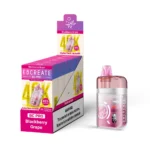 Ebcreate Bc Pro 40k Einweg-E-Zigarette mit 40.000 Zügen, Brombeere-Traube, 3er-Set