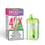 Ebcreate Bc Pro 40k Einweg-E-Zigarette mit 40.000 Zügen, Geschmacksrichtung „Sour Apple Ice“