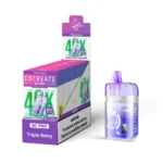 Ebcreate Bc Pro 40k Einweg-E-Zigarette mit 40.000 Zügen, „Triple Berry“, 3er-Pack