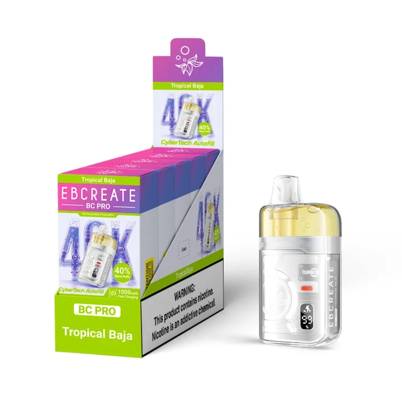 Ebcreate Bc Pro 40k Einweg-E-Zigarette mit 40.000 Zügen, Modell „Tropical Baja 3“