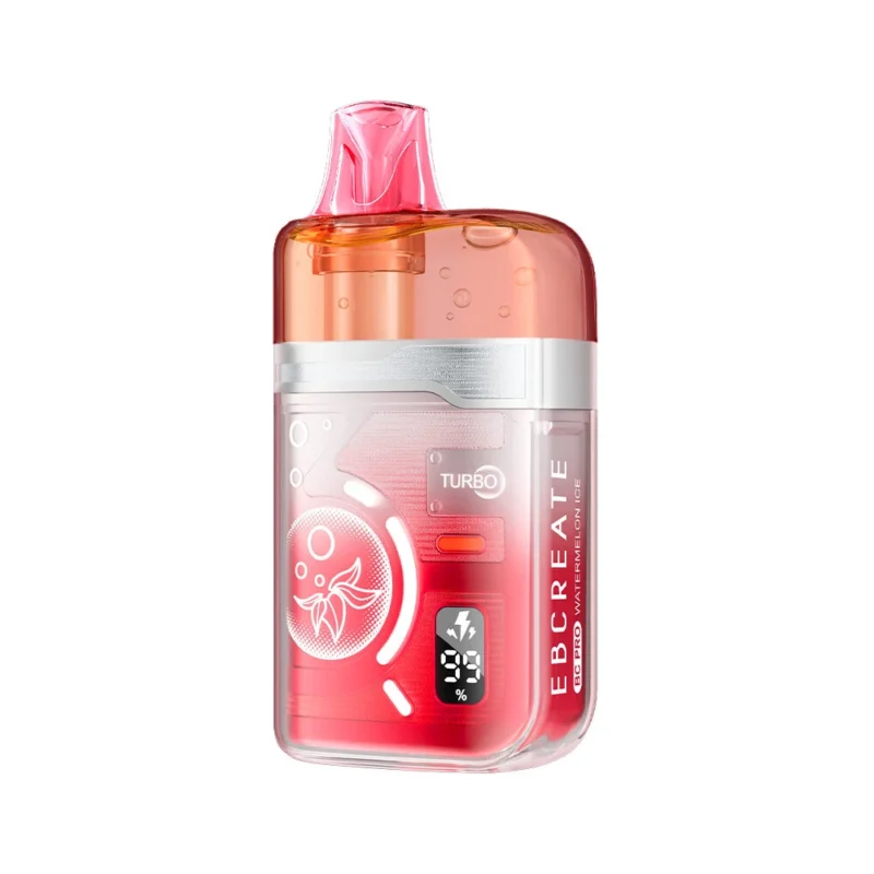 Ebcreate Bc Pro 40k Einweg-E-Zigarette mit 40.000 Zügen, Geschmack „Watermelon Ice“, 2 Geräte