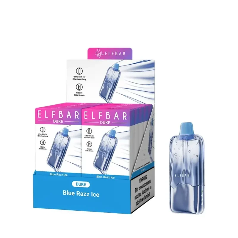 Elfbar Duke 30000 Blue Razz Ice 3 Disposable Vape Device