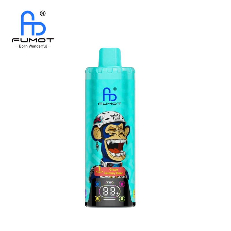 Fumot Eco 4-i-1 80k 80 000 drag engångsvape Druva Gummibjörn Blåbär Hubba Bubba Vattenmelon Tuggummi Skittles 1