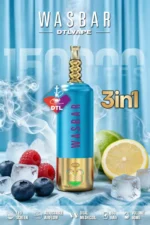 Wasbar Dtl 150k 150000 Puffs Bluberry Raspberrylemon Lime 2 Disposable Vape Device