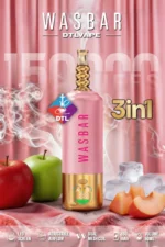 Wasbar Dtl 150k 150000 Puffs Double Applepeach Lce Disposable Vape Device
