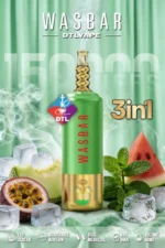 Wasbar Dtl 150k 150000 Puffs Love 66watermelon Mint Ice 2 Disposable Vape Device