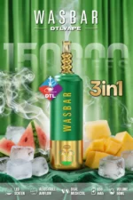 Wasbar Dtl 150k 150000 Puffs Lush Lce Mango 2 Disposable Vape Device