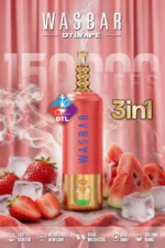Wasbar Dtl 150k 150000 Puffs Strawberry Icewatermelon Lce 2 Disposable Vape Device