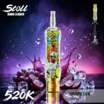 Puff 520k Stoll Bang Leader 520,000パフ 使い捨てベイプ グレープアイス 1台