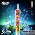 Puff 520k Stoll Bang Leader 520,000パフ 使い捨てベイプ レモンモヒート 1台