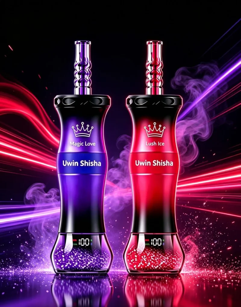 Uwin Shisha 300.000 300k Züge Einweg-Vape DTL-Shisha 4 Geräte