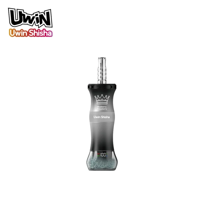 Uwin Shisha 300000 300k Züge Einweg-E-Zigarette DTL-Shisha Blaubeere-Himbeere 2 Geräte