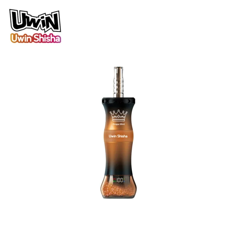 Uwin Shisha 300000 300k Züge Einweg-Vape DTL-Shisha Traube-Minze 2 Geräte