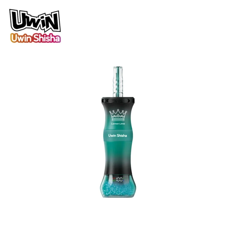 Uwin Shisha 300.000 300k Züge Einweg-E-Zigarette DTL Hookah Zitrone-Limette 2 Geräte