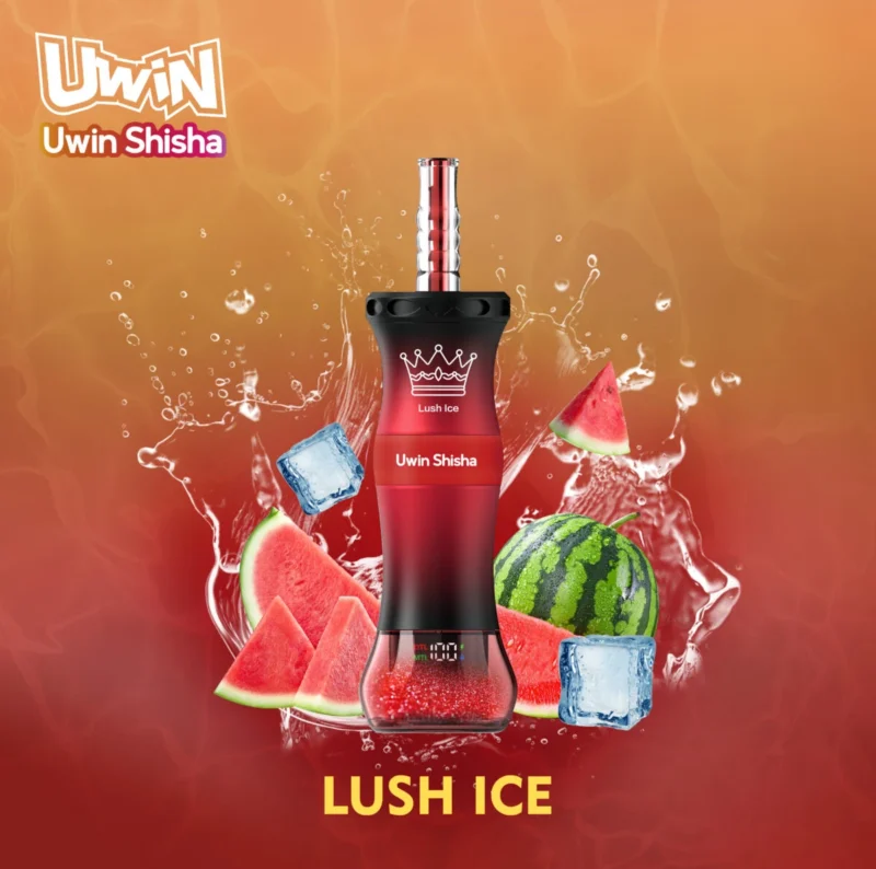 Uwin Shisha 300.000 300k Züge Einweg-E-Zigarette DTL Hookah Lush Ice 3 Gerät