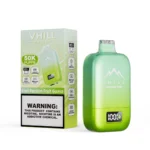 Vhill Dazzle 50000 – Einweg-E-Zigarette mit 50.000 Zügen, Geschmacksrichtung Kiwi, Passionsfrucht und Guave