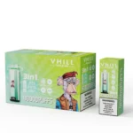 Vhill Triple 90k 90000 Puffs Disposable Vape Blueberry Raspberry Ice Cotton Candy Double Apple Device