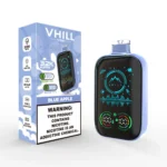 Vhill V32000 Einweg-E-Zigarette mit 32.000 Zügen, Geschmack „Blue Apple“