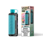 Vozol Gear Hookah 40000 (40k) Züge Einweg-E-Zigarette „Berry Mint“ (2 Geräte)