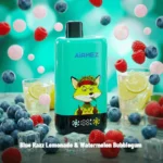 Airmez Fox 2-in-1 Pro 80k – Einweg-E-Zigarette mit 80.000 Zügen in den Geschmacksrichtungen Blue Razz, Limonade, Wassermelone und Kaugummi