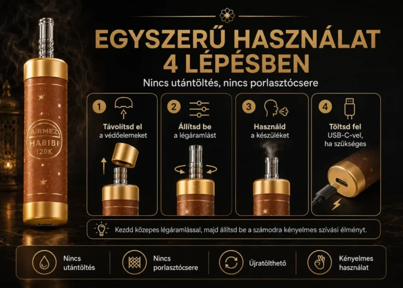 Airmez Habibi 120k Einweg-E-Zigarette mit 120.000 Zügen, 2er-Set