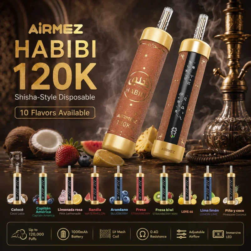Airmez Habibi 120k Einweg-E-Zigarette mit 120.000 Zügen