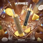 Airmez Habibi 120k – Einweg-E-Zigarette mit 120.000 Zügen, Geschmacksrichtung Ananas-Kokosnuss