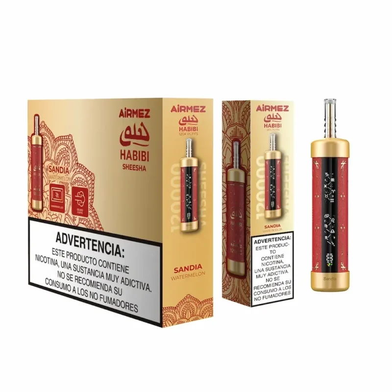 Airmez Habibi 120k 120.000 Züge Einweg-E-Zigarette Wassermelone 2er-Set