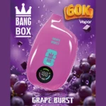 Bang Box 60000 – Einweg-E-Zigarette mit 60.000 Zügen, Geschmack „Grape Burst“
