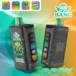 Qq Bang 280k Einweg-E-Zigarette mit 280.000 Zügen, Geschmack „Lemon Mojito“