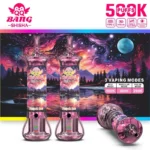 Qq Bang Shisha Einweg-E-Zigarette „Peach Ice“ mit 500.000 Zügen