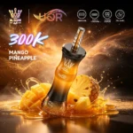 Uor Al Bang 300k 300,000パフ 使い捨て電子タバコ マンゴー・パイナップル 2台セット