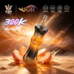 Uor Al Bang 300k 300000パフ 使い捨てベイプ ピーチアイス 2台セット