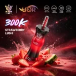 Uor Al Bang 30万パフ 300000 Puffs 使い捨てベイプ ストロベリー・ラッシュ 2台セット
