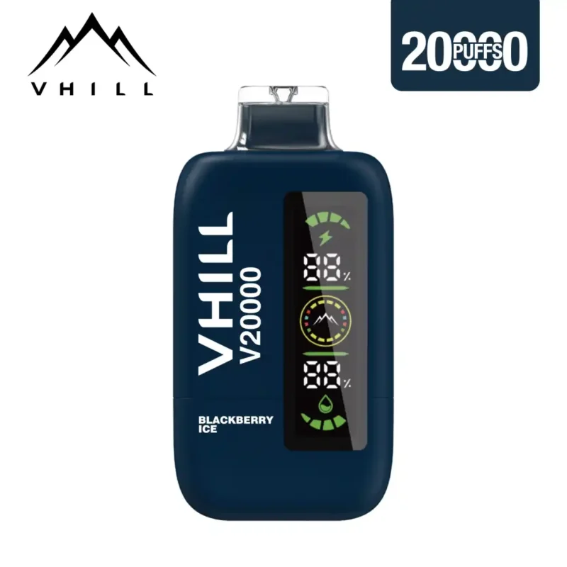 Vhill V20000 Einweg-E-Zigarette mit 20.000 Zügen, „Blueberry Ice“-Geschmack