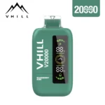 Vhill V20000 Einweg-E-Zigarette mit 20.000 Zügen, Geschmack: Blaubeere-Kiwi
