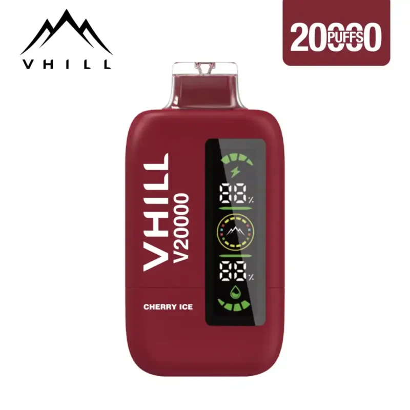 Vhill V20000 Einweg-E-Zigarette mit 20.000 Zügen, Geschmacksrichtung „Cherry Ice“