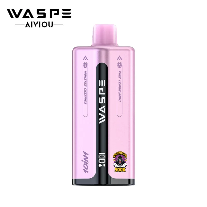 Waspe 500k 500.000 Züge Pink Lemon Mint Love 666 Erdbeere Himbeere Cola Eis Kirsche Wassermelone Limette Monster Che – Details