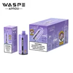 Waspe 500k 500.000 Züge „Sparking Juice“ – Traube, Eis, Orangenlimonade, Beerenmischung, Cola – 2 Einweg-E-Zigaretten