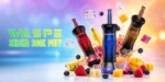 Waspe Shisha Hookah 300.000 Züge Einweg-Vape 6er-Pack