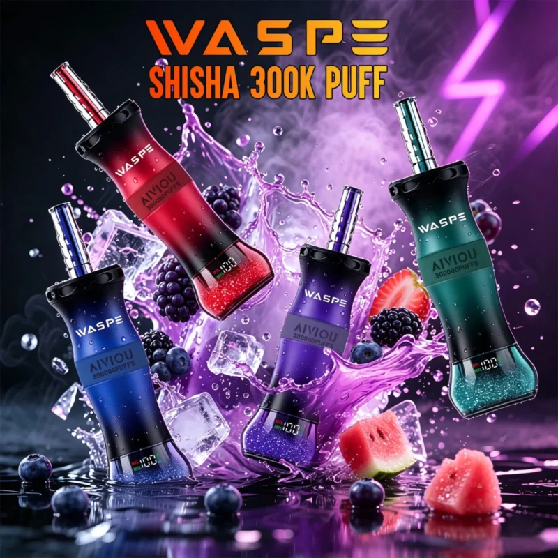 Waspe Shisha Hookah – Einweg-Vape-Gerät für 300.000 Züge