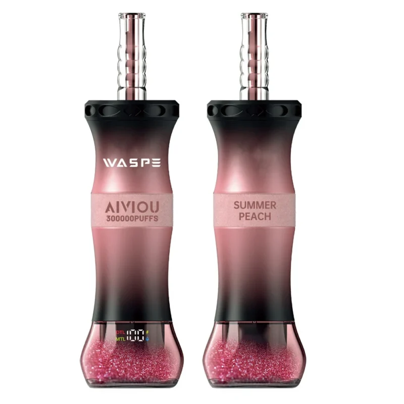 Waspe Shisha Hookah 300.000 Züge Einweg-E-Zigarette „Summer Peach“
