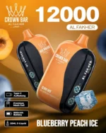 Vozolvapen Al Fakher Cloud Box 12.000 Züge, Geschmack „Blueberry Peach Ice“, Einweg-E-Zigarettengerät aus dem EU-Lager