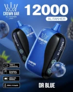 Vozolvapen Al Fakher Cloud Box 12.000 Züge, Dr. Blue-Geschmack, aus dem EU-Lager, Einweg-E-Zigarette